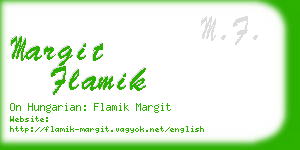 margit flamik business card